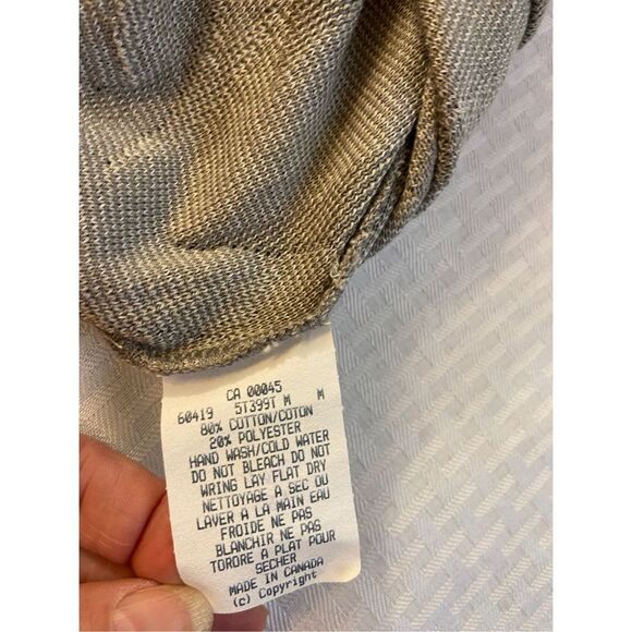 Tundra Canada Sweater Billy Cosby Geometric taupe vintage style 5t399t NEW - Picture 6 of 6